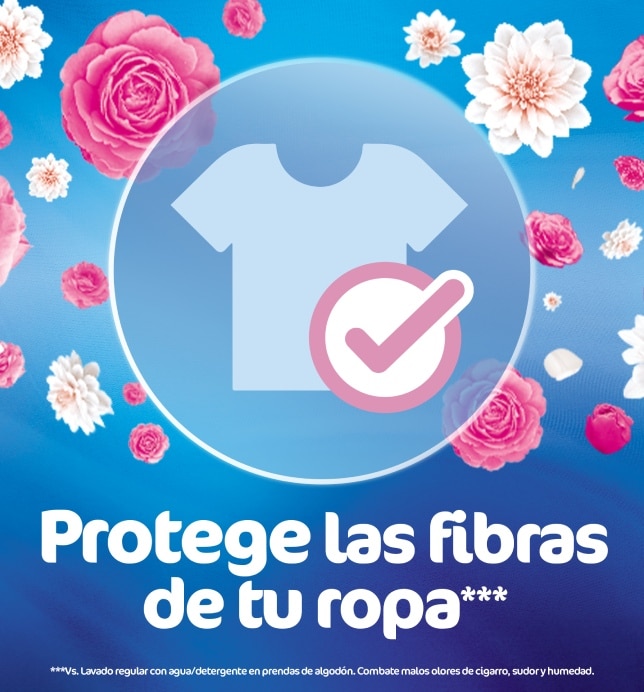 Protege las fibras de tu ropa, dejándolas deliciosamente suaves