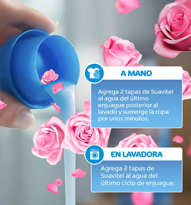 Suavitel - Cuidado Superior - Fresca Primavera  Instrucciones de uso 