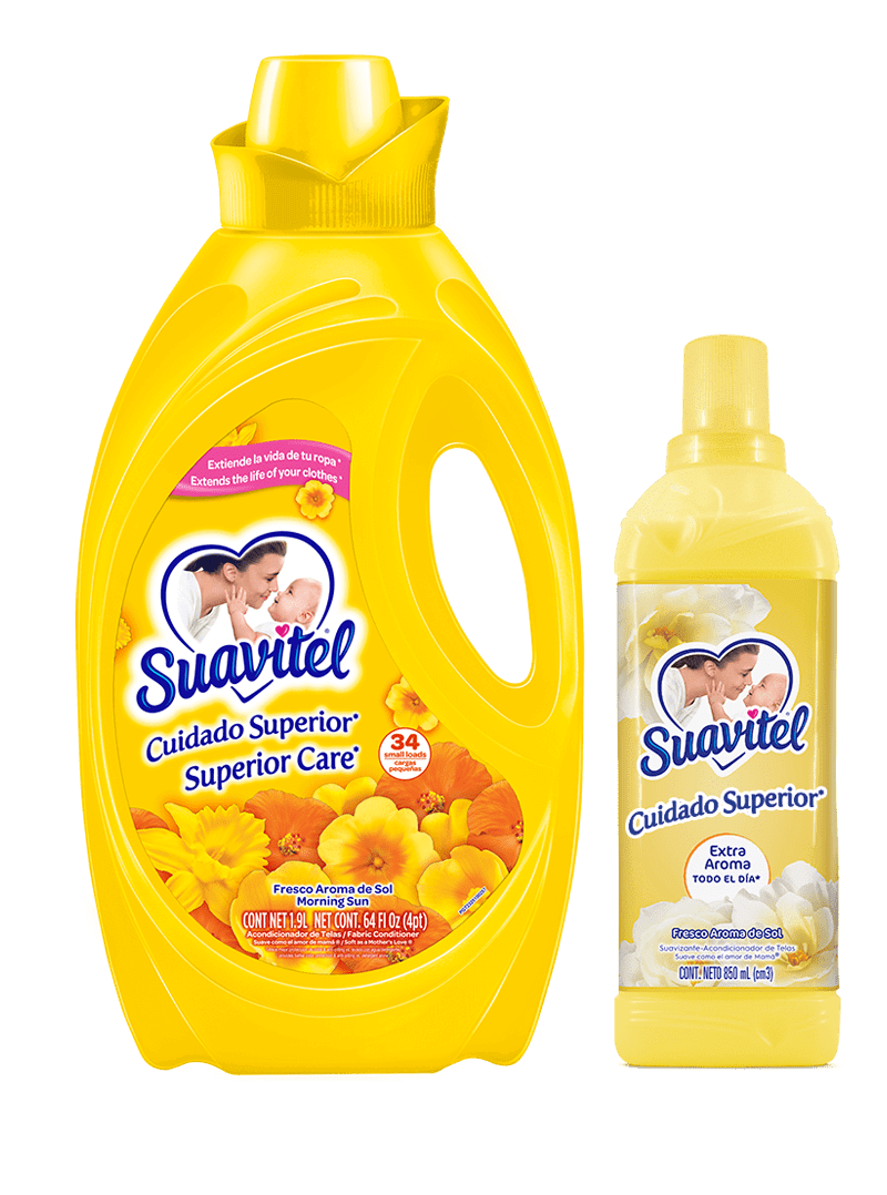 Suavitel® Cuidado Superior | Fresco Aroma de Sol | Presentaciones