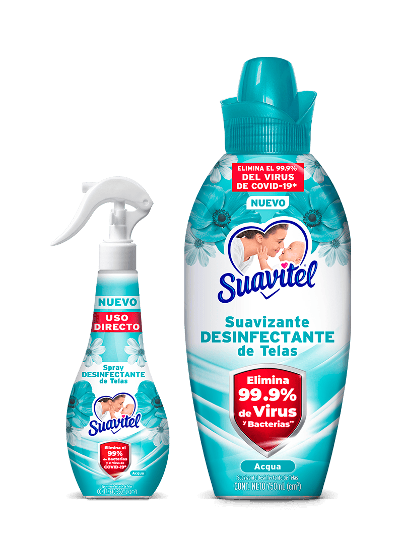 Suavitel® Desinfectante de Telas | Acqua | Presentaciones