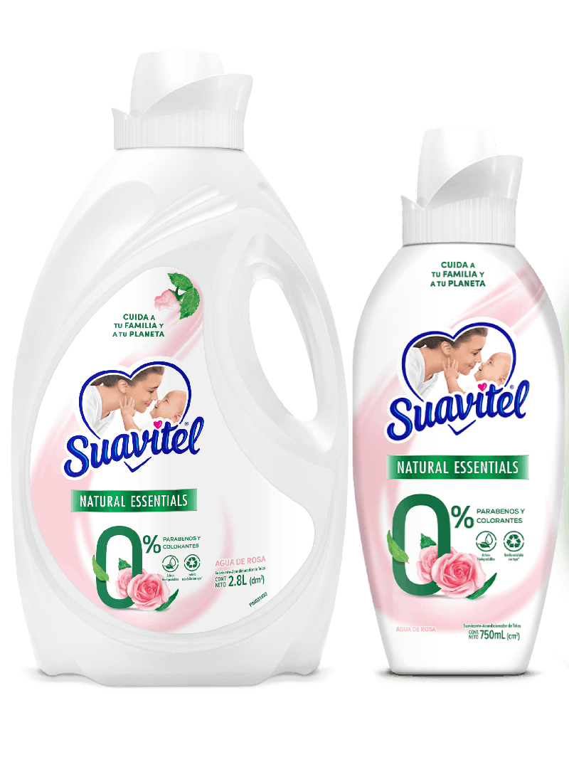 Suavitel® Natural Essentials Agua de Rosa | Presentaciones