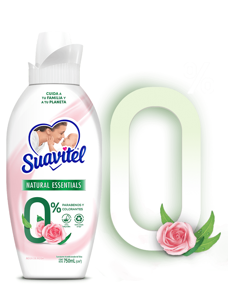 Suavitel® Natural Essentials Agua de Rosa | Presentaciones
