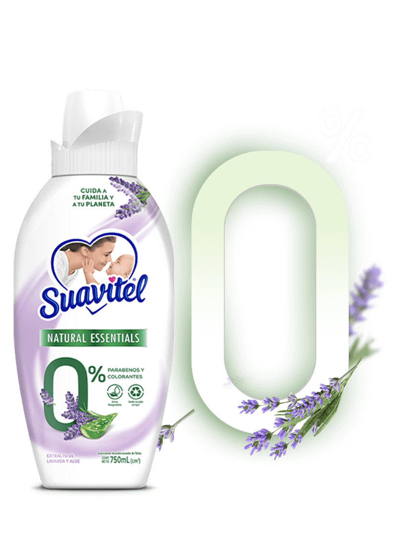 Suavitel® Natural Essentials Lavanda y Aloe | Presentaciones