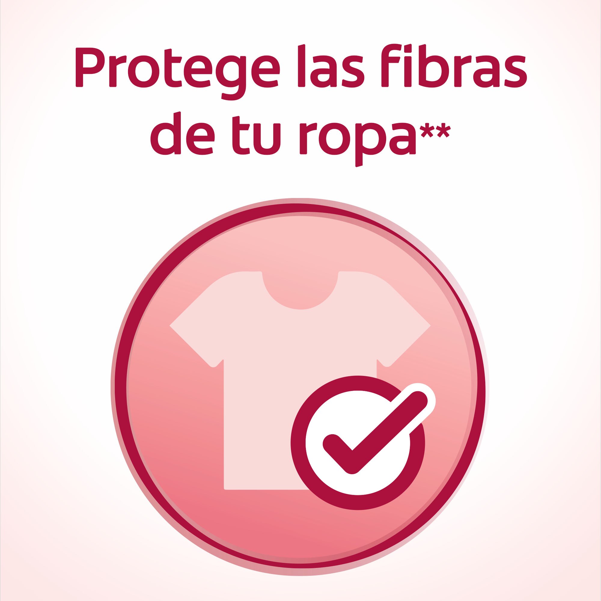 Su fórmula te ayudará a mantener tu ropa limpia y extra suave para facilitar el planchado 