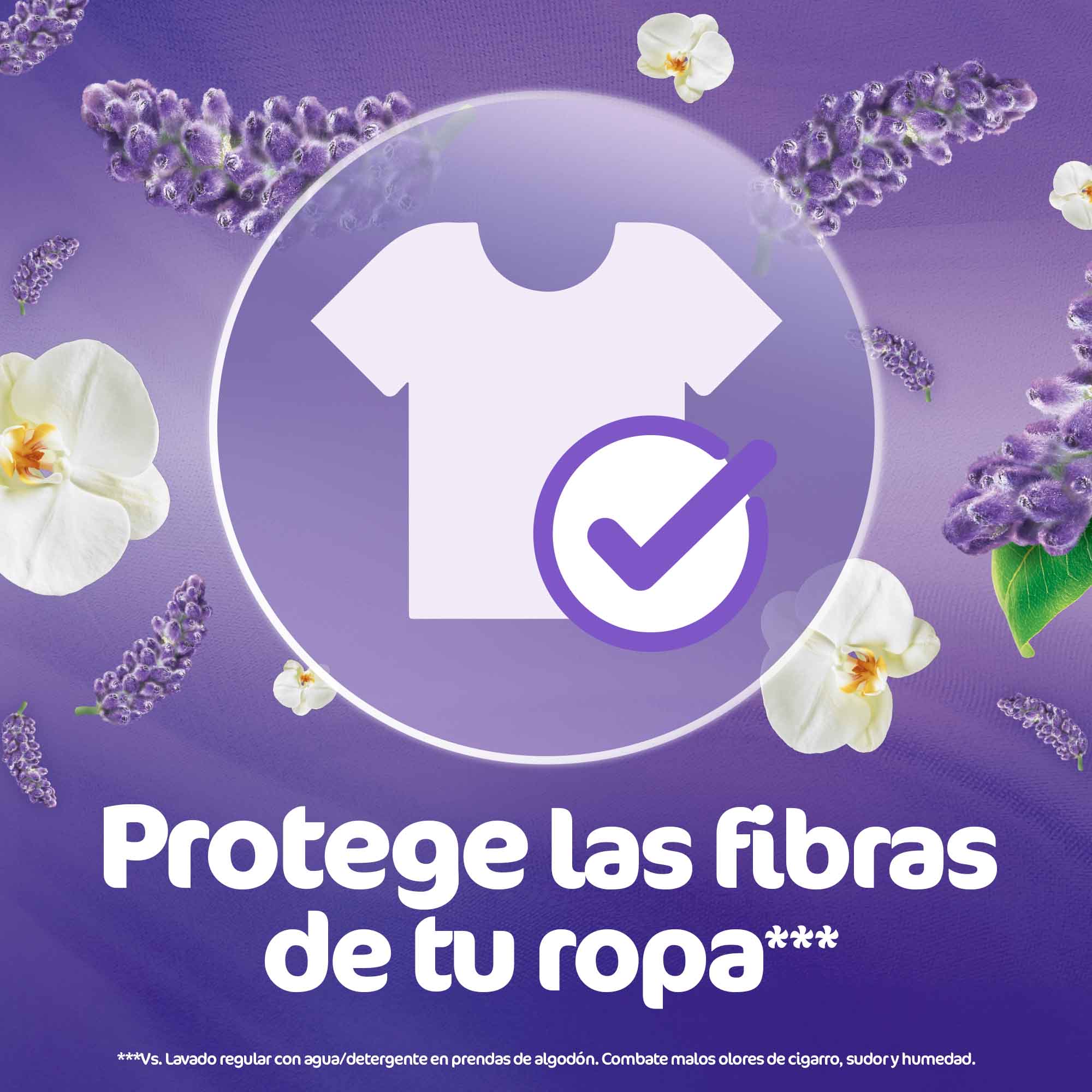 Neutraliza olores de humedad en tu ropa, así como los malos olores de cigarro y sudor