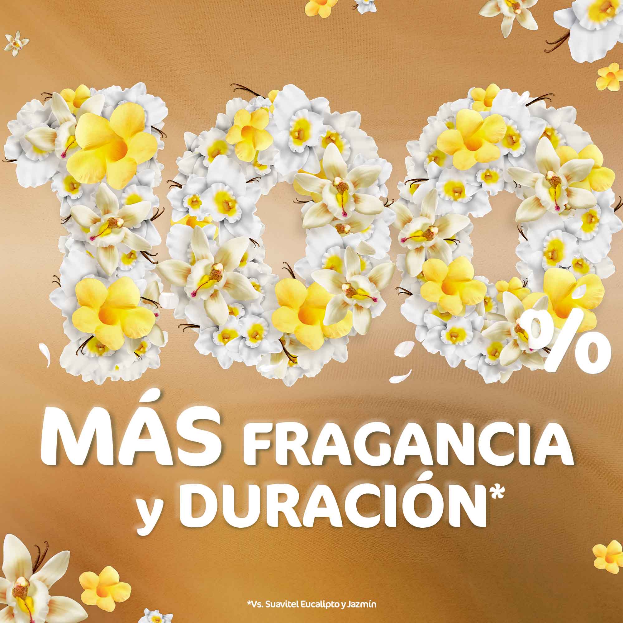 100% más fragancia y duración*