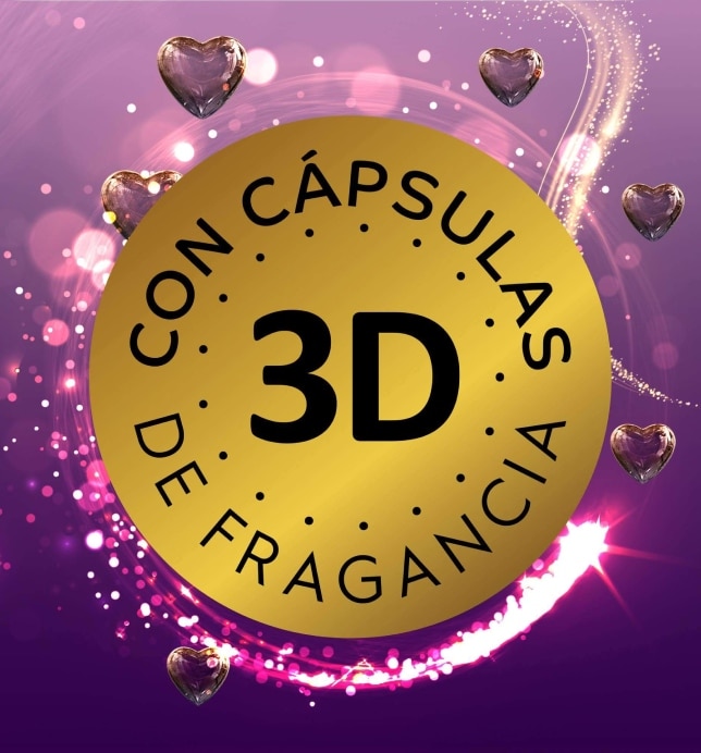 Gracias a sus cápsulas 3D*, podrás experimentar una máxima explosión de perfume y suavidad en tu ropa 